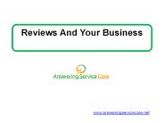 Reviews And Your Business