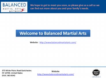 Kids Martial Arts Eastchester