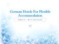 German Hotels For Flexible Accommodation PowerPoint PPT Presentation