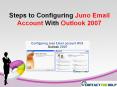 Steps to Configuring Juno email account With Outlook 2007 PowerPoint PPT Presentation