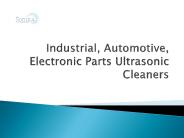 Industrial GT-Series Ultrasonic Cleaning Systems