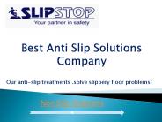Anti Slip Floor Treatment