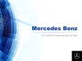 Mercedes Benz – Its Worldwide Origin and Status in India PowerPoint PPT Presentation