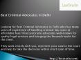 Best Criminal Advocates in Delhi PowerPoint PPT Presentation