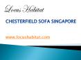 Chesterfield Sofa Singapore PowerPoint PPT Presentation