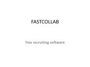 free recruiting software - fastcollab