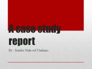 SAMPLE CASE STUDY PRESENTATION