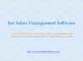 For Salon Management Software PowerPoint PPT Presentation