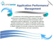 Application Performance Management