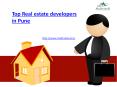 Top Real estate developers in Pune PowerPoint PPT Presentation