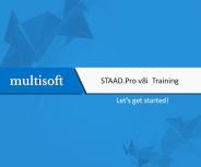 STAAD.Pro v8i  Training