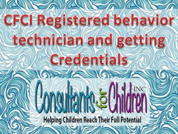 PPT – Autism BX Training PowerPoint presentation | free to download ...