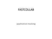 application tracking - fastcollab