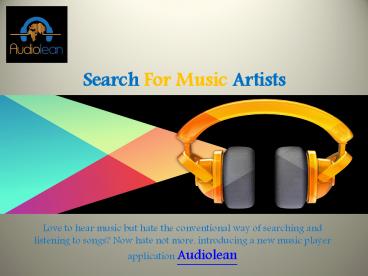 Search For Music Artists