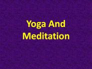 Meditation…Its Benefits
