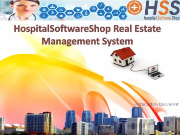 HospitalSoftwareShop - Real Estate Management System