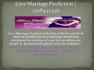 Love Marriage Prediction