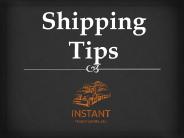 Shipping Tips