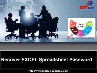 Recover Excel Spreadsheet Password