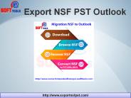 Export NSF PST Outlook