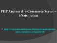 PHP Auction & e-Commerce Script – i-Netsolution
