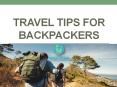 Travel Tips for Backpackers PowerPoint PPT Presentation