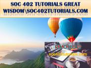 SOC 402 TUTORIALS GREAT WISDOM\soc402tutorials.com