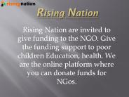 Donation for education