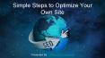 Simple steps to optimize your own site PowerPoint PPT Presentation