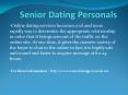 Senior Dating Personals PowerPoint PPT Presentation