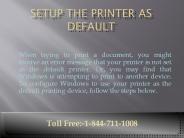 how do you make you printer the default printer