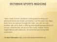 Rothman Sports Medicine PowerPoint PPT Presentation