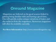 Oresund Magazine