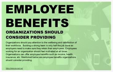 What benefits should businesses provide for employees