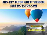 ABS 497 TUTOR GREAT WISDOM /abs497tutor.com