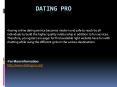 Dating Pro PowerPoint PPT Presentation