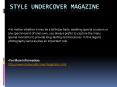 style undercover magazine PowerPoint PPT Presentation