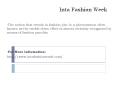 inta fashion week PowerPoint PPT Presentation