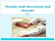 Periodic Limb Movement Disorder (1)