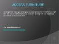 access furniture PowerPoint PPT Presentation