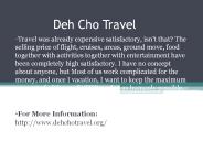 deh cho travel