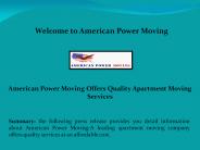 Local Moving Services, Best Condo Moving Companies