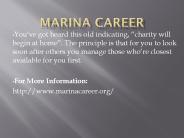 marina career