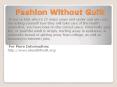 fashion without guilt PowerPoint PPT Presentation