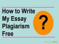 How to Write My Essay Plagiarism Free? PowerPoint PPT Presentation
