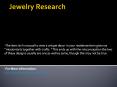 jewelry research PowerPoint PPT Presentation