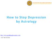 How to Stop Depression Issues by Astrology