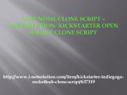 Kickstarter open source clone script– i-Netsolution- GoFundMe Clone Script