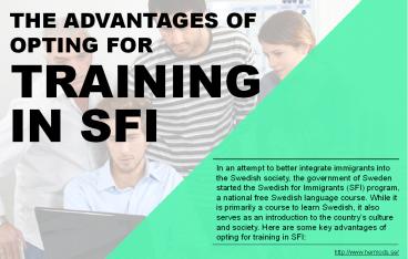 How Swedish for immigrants can be helpful