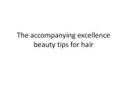Hair care tips for women
